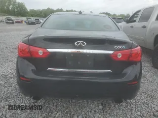 2014 Infiniti Q50 Hybrid Sport with VIN JN1AV7AP0EM691754, listed as a Copart auction lot 56005975 with 176,845 mi miles and Clean Title. Bid and sale history available at DreamBid. Image 6.