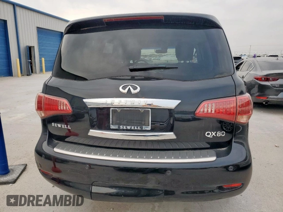 2014 Infiniti QX80 with VIN JN8AZ2NF0E9553001, listed as a Copart auction lot 53481285 with 159,107 mi miles and Clean Title. Bid and sale history available at carsss.com. Image 6.