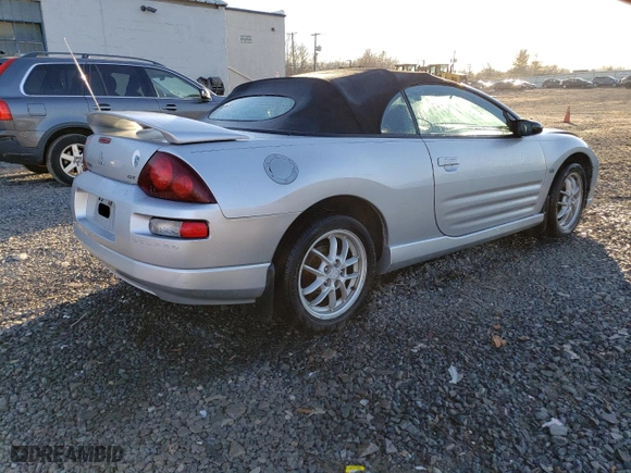 2002 Mitsubishi Eclipse GT with VIN 4A3AE85H82E042471, listed as a Copart auction lot 84645844 with 82,689 mi miles and Salvage Title. Bid and sale history available at carsss.com. Image 3.