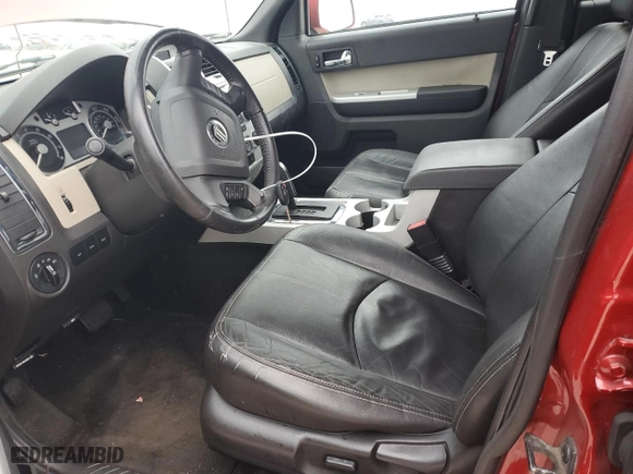 2009 Mercury Mariner Premier with VIN 4M2CU87G59KJ26384, listed as a Copart auction lot 42447775 with 115,695 mi miles and Salvage Title. Bid and sale history available at carsss.com. Image 7.