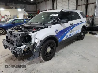 2019 Ford Police Interceptor Utility z VIN 1FM5K8AR5KGA29513, wystawiony jako Copart lot #51935155 z przebiegiem 37 220 mil mil oraz Szkody całkowita. Historia ofert i sprzedaży dostępna na DreamBid. Obrazek 1.