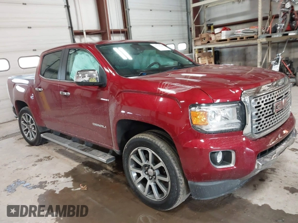 2020 GMC Canyon 4WD Denali with VIN 1GTG6EEN3L1152125, listed as a IAAI auction lot 41179798 with 26,882 mi miles. Bid and sale history available at carsss.com. Image 1.