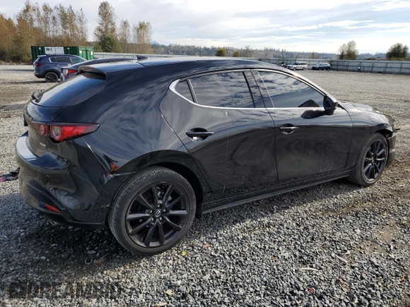 2022 Mazda Mazda3 Hatchback Premium with VIN JM1BPBMLXN1518512, listed as a Copart auction lot 75472414 with 42,914 mi miles and Salvage Title. Bid and sale history available at carsss.com. Image 3.