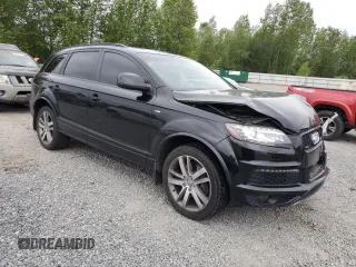 2014 Audi Q7 Prestige with VIN WA1WMAFE9ED013931, listed as a Copart auction lot 56900345 with 109,355 mi miles and Salvage title. Bid and sale history available at DreamBid. Image 4.