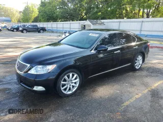 2008 Lexus LS 460 with VIN JTHBL46F485067927, listed as a Copart auction lot 52047645 with 177,648 mi miles and Salvage title. Bid and sale history available at DreamBid. Image 1.