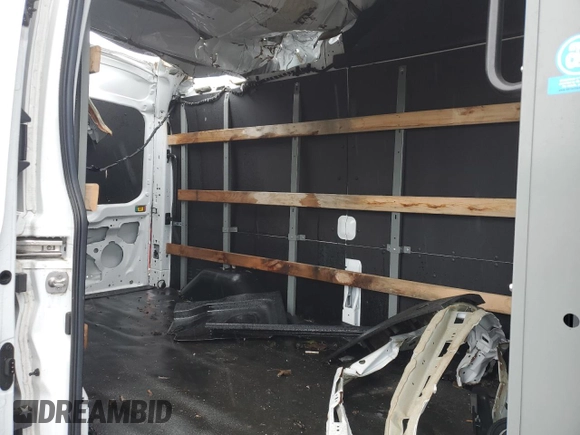 2023 Ford Transit Cargo with VIN 1FTBR2X81PKA94796, listed as a Copart auction lot 59571775 with 17,769 mi miles and Salvage title. Bid and sale history available at DreamBid. Image 11.