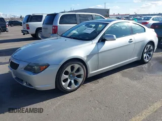 2006 BMW 6 Series 650Ci with VIN WBAEH13456CR49065, listed as a IAAI auction lot 41840327 with 128,451 mi miles. Bid and sale history available at carsss.com. Image 2.