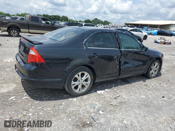 2012 Ford Fusion SE with VIN 3FAHP0HA6CR413577, listed as a Copart auction lot 63110305 with 110,915 mi miles and Salvage title. Bid and sale history available at DreamBid. Image 3.