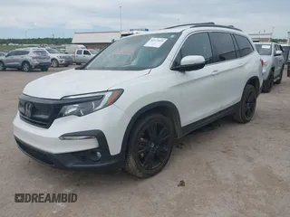 2022 Honda Pilot Special Edition with VIN 5FNYF5H28NB018579, listed as a IAAI auction lot 42272019 with 39,347 mi miles and . Bid and sale history available at DreamBid. Image 2.