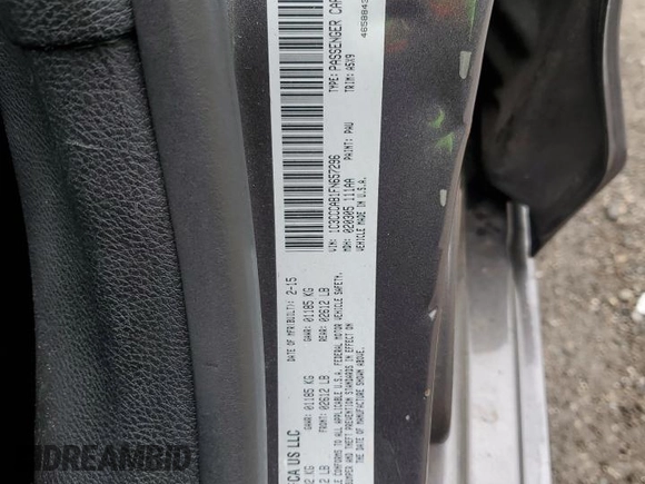 2015 Chrysler 200 Limited with VIN 1C3CCCAB1FN657296, listed as a Copart auction lot 45680515 with 137,457 mi miles and Salvage Title. Bid and sale history available at carsss.com. Image 13.
