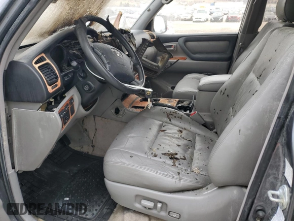 2003 Toyota Land Cruiser with VIN JTEHT05J932048998, listed as a Copart auction lot 88361125 with 0 mi miles and Salvage Title. Bid and sale history available at carsss.com. Image 7.