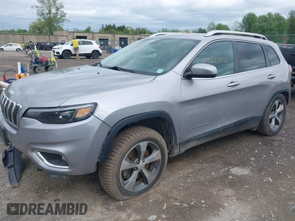 2019 Jeep Cherokee Limited with VIN 1C4PJMDXXKD451183, listed as a IAAI auction lot 42285516 with 83,789 mi miles and . Bid and sale history available at DreamBid. Image 20.