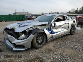 2017 Ford Mustang GT with VIN 1FA6P8CF0H5254980, listed as a Copart auction lot 45873705 with 56,989 mi miles and Salvage Title. Bid and sale history available at carsss.com. Image 1.
