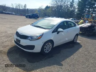 2014 Kia Rio LX with VIN KNADM4A37E6332282, listed as a IAAI auction lot 42050166 with 159,116 mi miles. Bid and sale history available at carsss.com. Image 18.