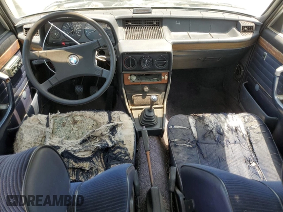 1979 BMW 5 Series with VIN 5330332, listed as a Copart auction lot 59641685 with 242,458 mi miles and Non repairable. Bid and sale history available at DreamBid. Image 8.
