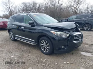 2015 Infiniti QX60 with VIN 5N1AL0MM0FC507539, listed as a IAAI auction lot 41869222 with 183,769 mi miles. Bid and sale history available at carsss.com. Image 1.