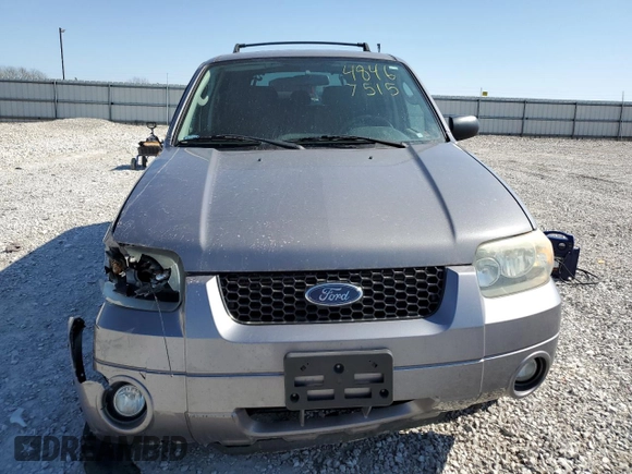 2007 Ford Escape XLT с VIN 1FMYU93117KA75929, выставлен на аукционе Copart как лот 48467515 с пробегом 156 386 миль миль и Списание • Salvage title. История ставок и продаж доступна на DreamBid. Изображение 5.