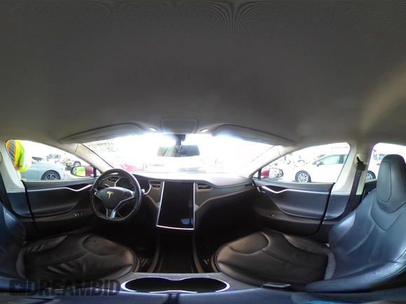 2013 Tesla Model S with VIN 5YJSA1DN8DFP25774, listed as a IAAI auction lot 41998095 with 135,671 mi miles and . Bid and sale history available at carsss.com. Image 21.