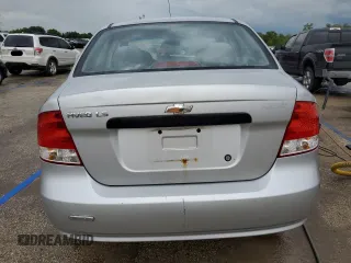 2006 Chevrolet Aveo LS with VIN KL1TD566X6B554368, listed as a Copart auction lot 61682645 with 97,701 mi miles and Salvage title. Bid and sale history available at DreamBid. Image 6.