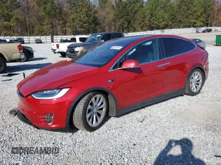 2019 Tesla Model X 75D with VIN 5YJXCBE23KF161720, listed as a Copart auction lot 82478774 with 42,649 mi miles and Salvage Title. Bid and sale history available at carsss.com. Image 1.