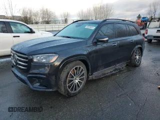 2024 Mercedes-Benz GLS 450 with VIN 4JGFF5KE5RB126298, listed as a Copart auction lot 48238625 with 13,714 mi miles and Salvage Title. Bid and sale history available at DreamBid. Image 1.