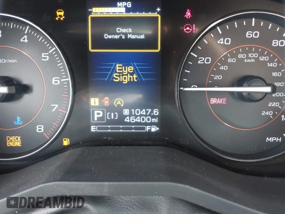 2021 Subaru Crosstrek Premium with VIN JF2GTAPC1M8382821, listed as a IAAI auction lot 42232652 with 46,400 mi miles and . Bid and sale history available at DreamBid. Image 16.