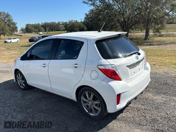 2012 Toyota Yaris L with VIN JTDKTUD36CD523080, listed as a Copart auction lot 83858744 with 134,041 mi miles and Clean Title. Bid and sale history available at carsss.com. Image 3.