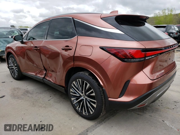 2023 Lexus RX with VIN 2T2BBMCA0PC006102, listed as a Copart auction lot 52507393 with 1,721 mi miles. Bid and sale history available at carsss.com. Image 2.