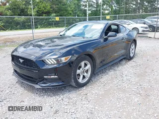 2015 Ford Mustang V6 with VIN 1FA6P8AM1F5431065, listed as a IAAI auction lot 42352535 with 110,274 mi miles and . Bid and sale history available at DreamBid. Image 2.