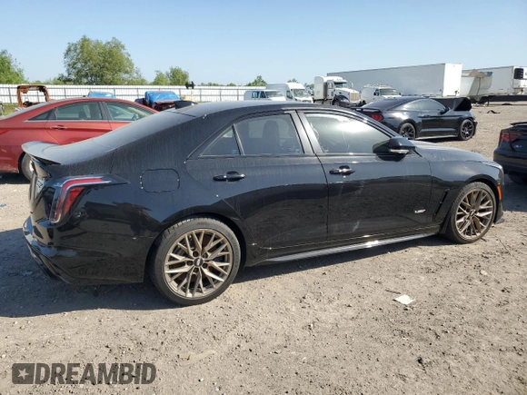 2023 Cadillac CT4-V Blackwing with VIN 1G6DL5RP5P0410487, listed as a Copart auction lot 52777455 with Not Provided miles and Salvage Title. Bid and sale history available at DreamBid. Image 3.