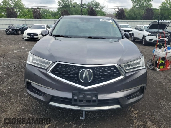 2018 Acura MDX with VIN 5J8YD4H36JL020199, listed as a Copart auction lot 58583595 with 112,602 mi miles and Salvage title. Bid and sale history available at DreamBid. Image 5.