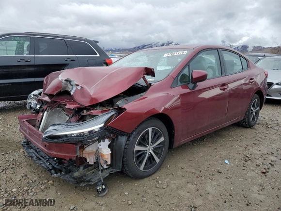 2019 Subaru Impreza Premium with VIN 4S3GKAD60K3617638, listed as a Copart auction lot 47661115 with 67,789 mi miles and Salvage Title. Bid and sale history available at carsss.com. Image 1.