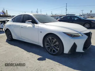 2024 Lexus IS 350 F Sport with VIN JTHGZ1B29R5074427, listed as a Copart auction lot 89104165 with 16,787 mi miles and Salvage title. Bid and sale history available at DreamBid. Image 4.