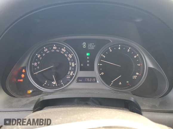 2010 Lexus IS 350 with VIN JTHBE5C23A5024638, listed as a Copart auction lot 55422695 with 175,319 mi miles and Clean Title. Bid and sale history available at DreamBid. Image 9.