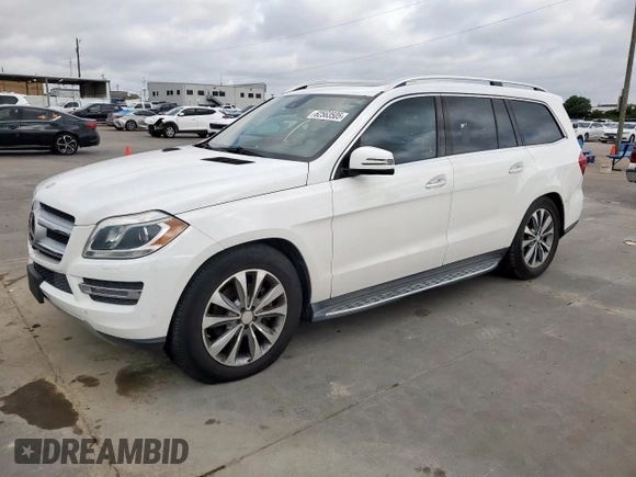 2014 Mercedes-Benz GL 450 with VIN 4JGDF7CEXEA424556, listed as a Copart auction lot 62563505 with 112,352 mi miles and Clean title. Bid and sale history available at DreamBid. Image 1.