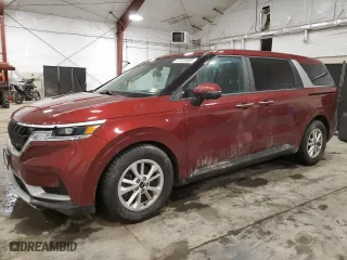 2022 Kia Carnival LXS with VIN KNDNB4H33N6168337, listed as a Copart auction lot 47724905 with 51,061 mi miles and Salvage Title. Bid and sale history available at carsss.com. Image 1.