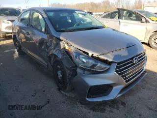 2021 Hyundai Accent SEL with VIN 3KPC24A61ME147734, listed as a Copart auction lot 46595075 with 66,553 mi miles and Salvage Title. Bid and sale history available at carsss.com. Image 4.