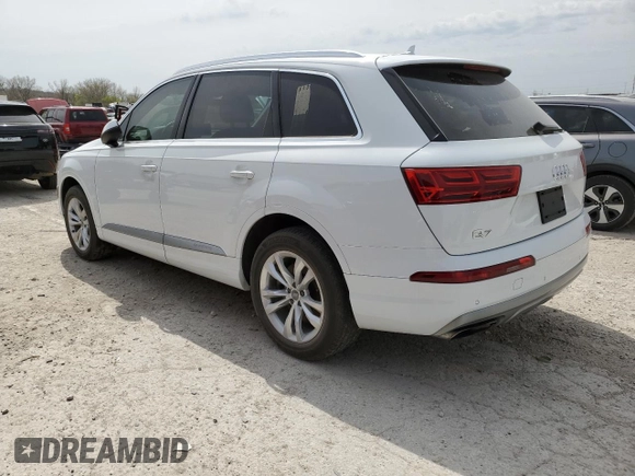 2017 Audi Q7 Premium Plus with VIN WA1LAAF70HD014757, listed as a Copart auction lot 52191525 with 92,788 mi miles and Salvage Title. Bid and sale history available at DreamBid. Image 2.