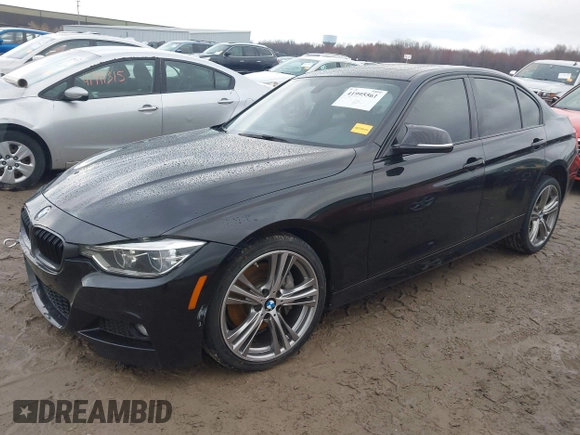 2017 BMW 3 Series 340i xDrive with VIN WBA8B7C37HK806636, listed as a IAAI auction lot 41995561 with 80,524 mi miles. Bid and sale history available at carsss.com. Image 17.