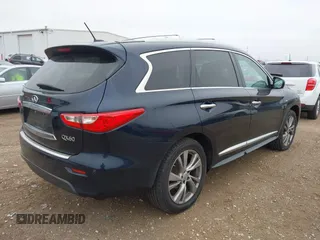 2015 Infiniti QX60 with VIN 5N1AL0MM7FC536181, listed as a IAAI auction lot 41068747 with 111,917 mi miles and . Bid and sale history available at DreamBid. Image 4.