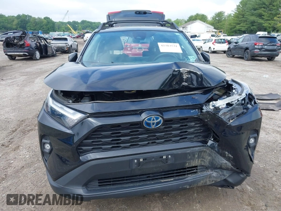 2023 Toyota RAV4 Hybrid XLE with VIN 2T3UWRFV7PW163872, listed as a IAAI auction lot 42383531 with 46,482 mi miles and . Bid and sale history available at DreamBid. Image 12.
