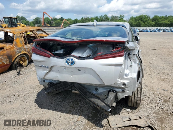 2022 Toyota Prius LE с VIN JTDKAMFPXN3203730, выставлен на аукционе Copart как лот 61597915 с пробегом 25 571 миль миль и Списание • Salvage title. История ставок и продаж доступна на DreamBid. Изображение 6.