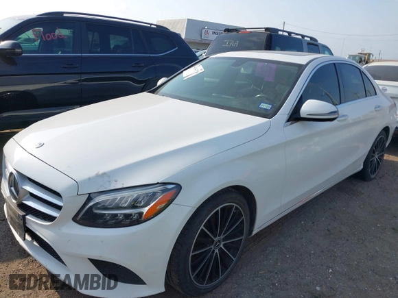 2019 Mercedes-Benz C 300 with VIN 55SWF8DB1KU308347, listed as a IAAI auction lot 42143198 with Not provided miles and . Bid and sale history available at DreamBid. Image 2.
