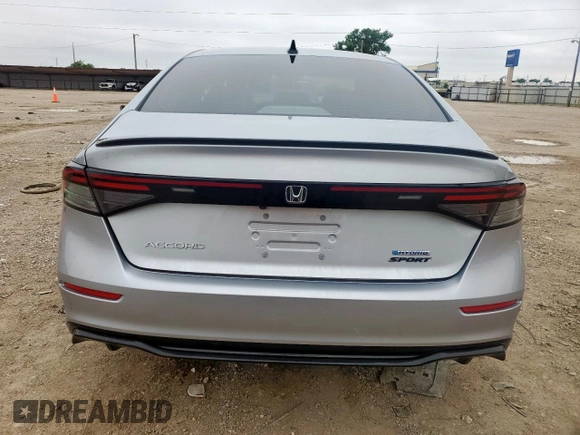 2024 Honda Accord Sport-L with VIN 1HGCY2F79RA018804, listed as a Copart auction lot 58993815 with 26,432 mi miles and Salvage title. Bid and sale history available at DreamBid. Image 6.
