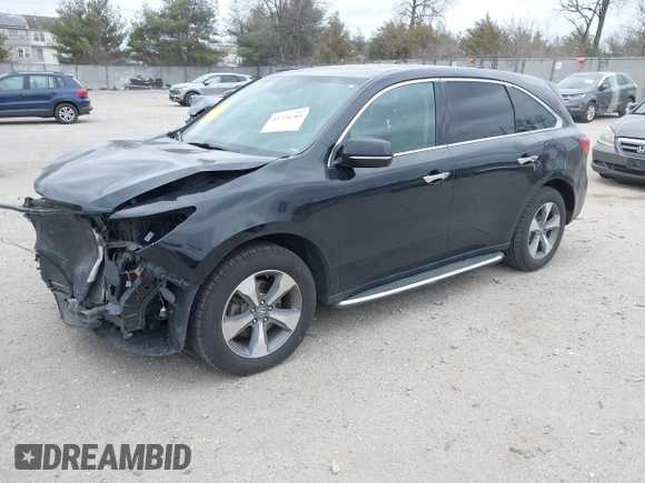 2016 Acura MDX with VIN 5FRYD4H28GB041510, listed as a IAAI auction lot 41724785 with 170,605 mi miles and . Bid and sale history available at DreamBid. Image 2.