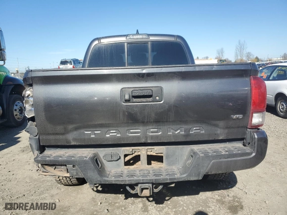 2016 Toyota Tacoma SR with VIN 3TMCZ5AN6GM027639, listed as a Copart auction lot 46882695 with 163,979 mi miles and Salvage Title. Bid and sale history available at carsss.com. Image 6.