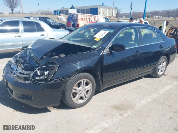 2007 Honda Accord Sdn LX SE with VIN JHMCM56387C009231, listed as a IAAI auction lot 41750813 with 122,397 mi miles. Bid and sale history available at carsss.com. Image 20.