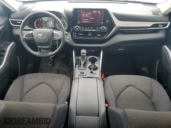 2022 Toyota Highlander LE with VIN 5TDBZRBHXNS183417, listed as a Copart auction lot 50680265 with 76,636 mi miles and Clean title. Bid and sale history available at DreamBid. Image 8.