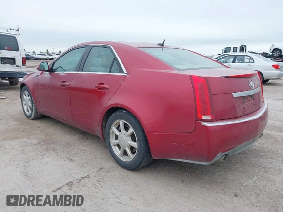 2008 Cadillac CTS RWD w/1SA with VIN 1G6DF577680197352, listed as a IAAI auction lot 41939800 with 188,667 mi miles. Bid and sale history available at carsss.com. Image 3.