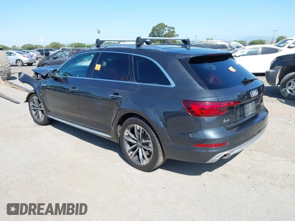 2018 Audi A4 allroad Premium Plus with VIN WA18NAF41JA033213, listed as a IAAI auction lot 42025566 with 97,294 mi miles. Bid and sale history available at carsss.com. Image 3.